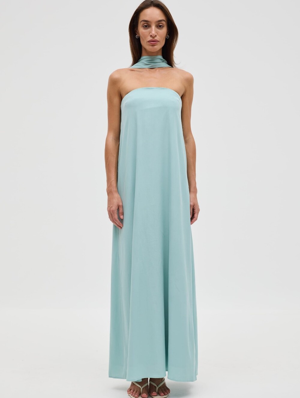 Third Form BIA STRAPLESS MAXI DRESS | SEA SPRAY